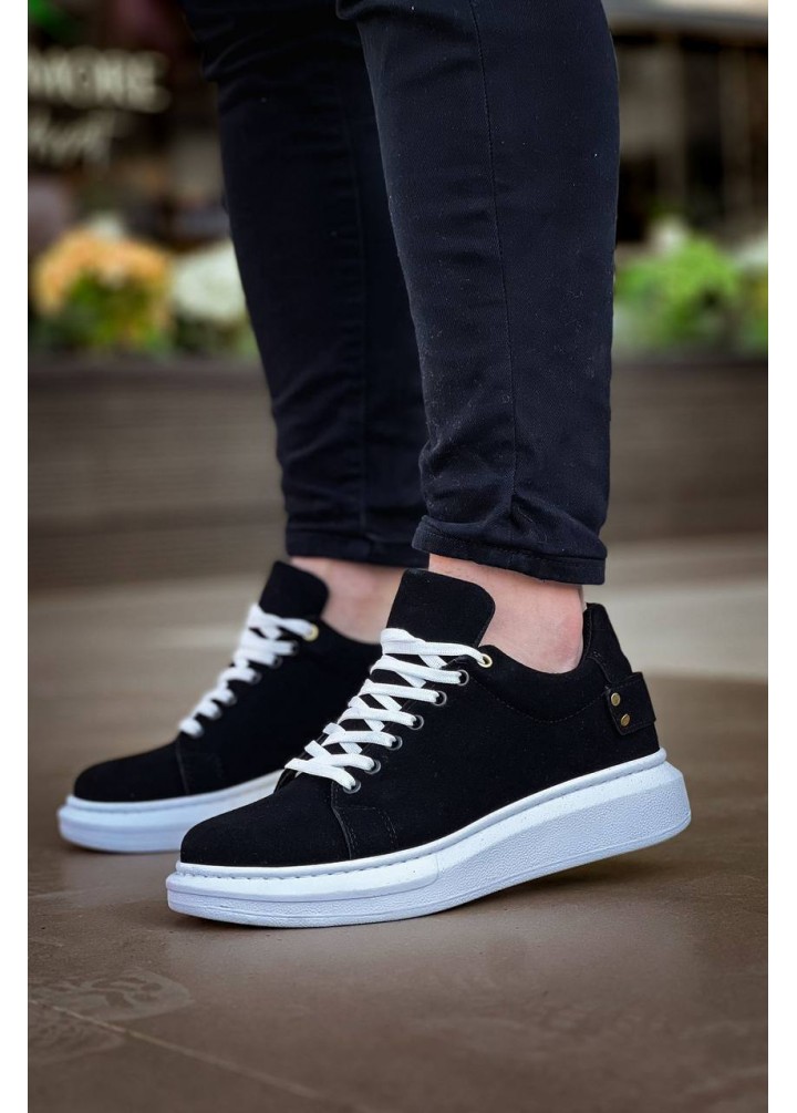 KB047  Kuback Siyah Süet Günlük Erkek  Ayakkabı