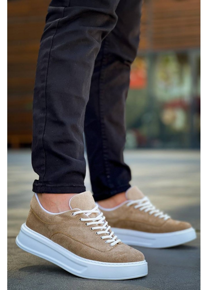 KB-005 Kuback Vizon Süet Bağcıklı  Günlük Erkek  Ayakkabı
