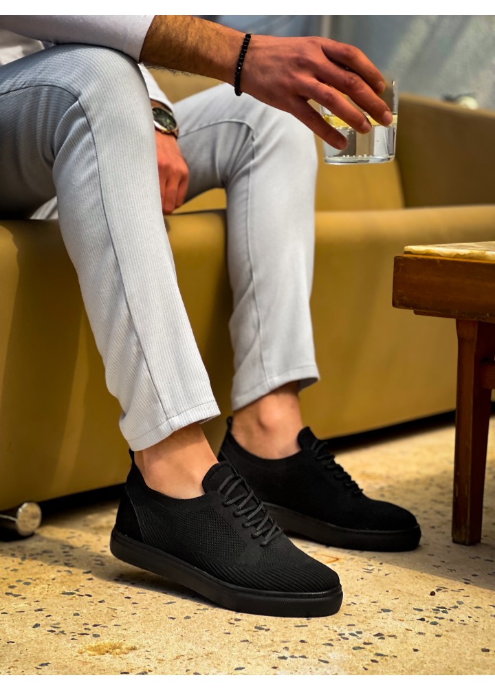 KB-101 Kuback Kömür Triko Bağcıklı Günlük Erkek Ayakkabı