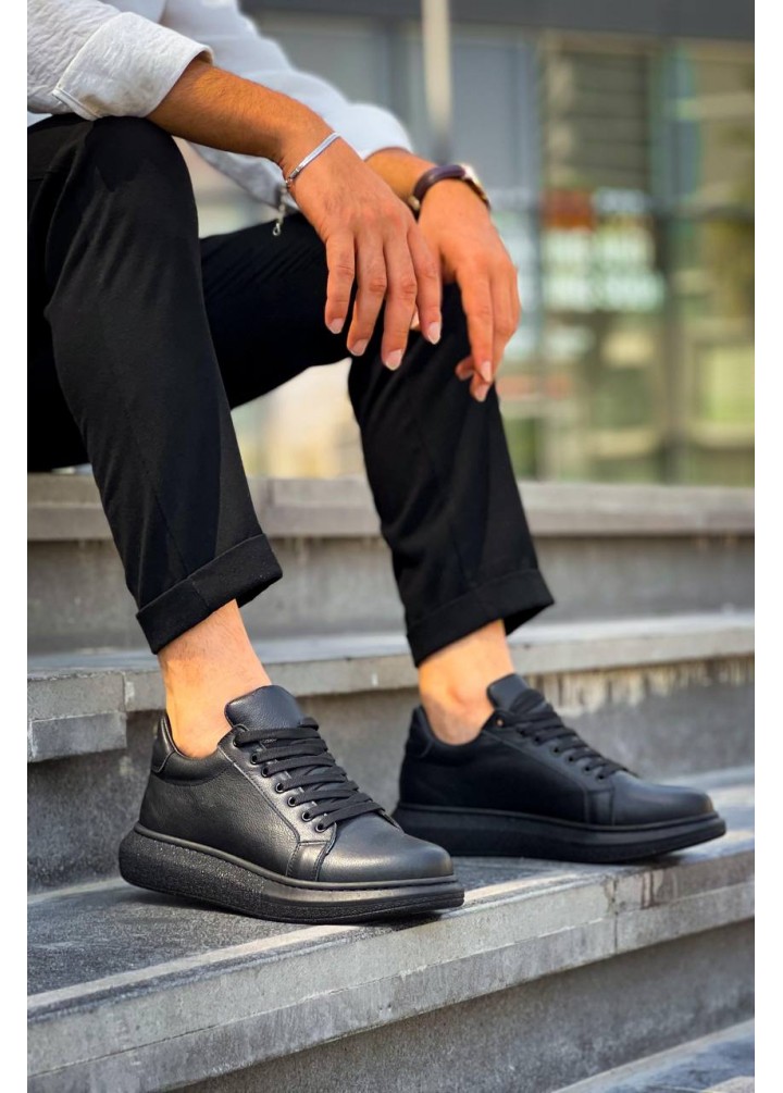 KB-DX46 Kuback Kömür Deri  Günlük Erkek Ayakkabı