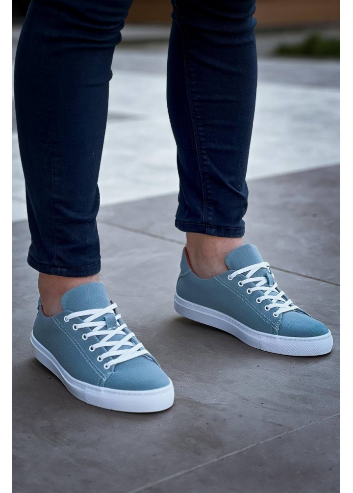 KB-X5 Kuback Lacivert  Süet Bağcıklı  Günlük Erkek Ayakkabı