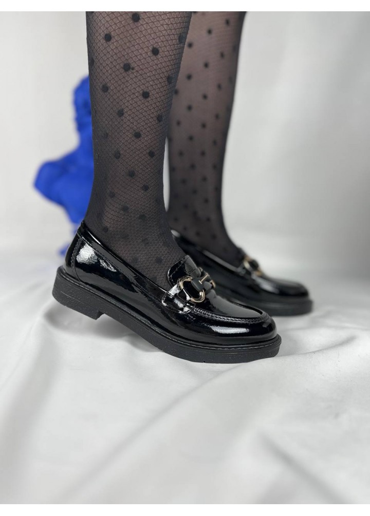 KB-804 Kuback Kömür Rugan Günlük Kadın Babet