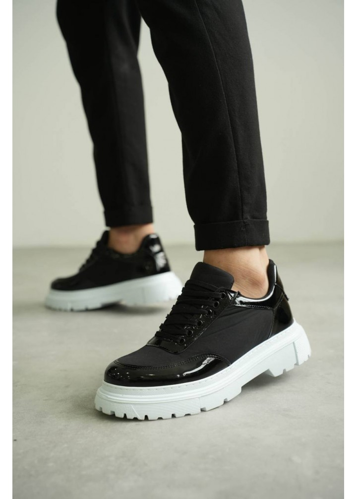 KB-B2 Kuback Siyah Cilt Günlük Erkek Ayakkabı