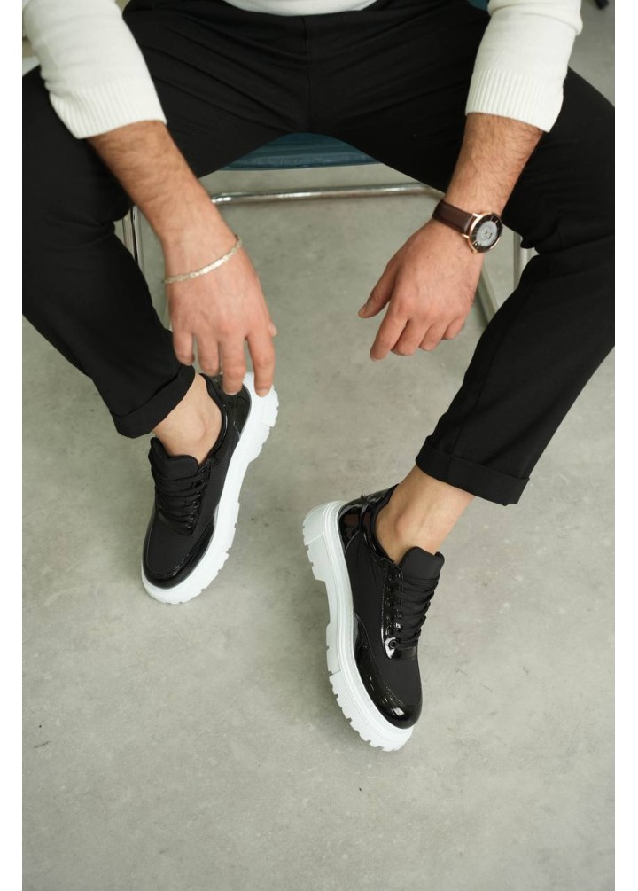 KB-X5 Kuback Siyah Rugan Günlük Erkek Ayakkabı