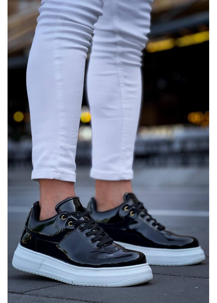 KB-X20 Kuback Siyah Rugan  Günlük Erkek Ayakkabı