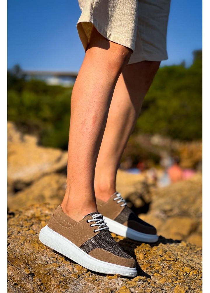 KB-042  Kuback  Bağcıklı Taba Günlük Erkek Ayakkabı