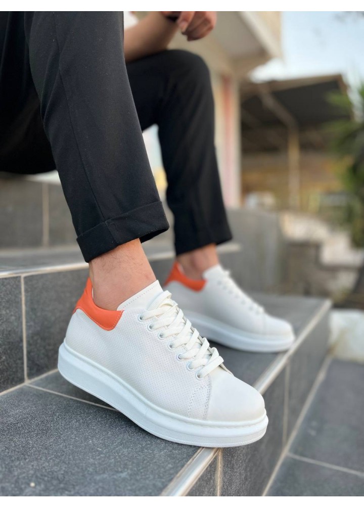 KB-DX3 Kuback Beyaz Deri Günlük Erkek Ayakkabı